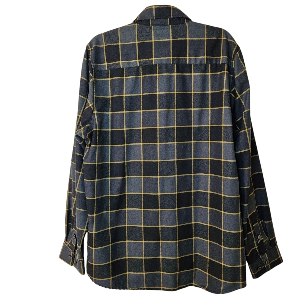 DIXXON The Boot Hill Men's Flannel Plaid Long Sleeve Button Down Shirt L - Picture 2 of 12